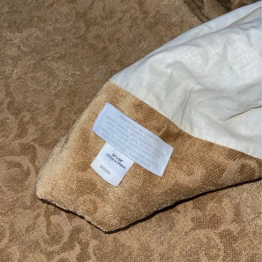 Vintage Velvet Drapery Restoration Hardware